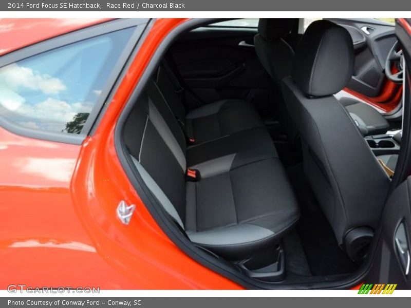Race Red / Charcoal Black 2014 Ford Focus SE Hatchback
