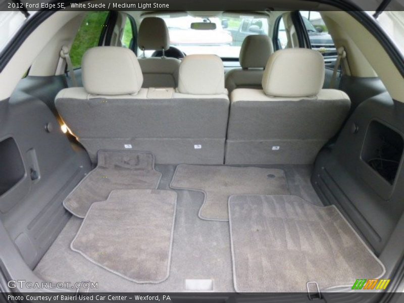 White Suede / Medium Light Stone 2012 Ford Edge SE