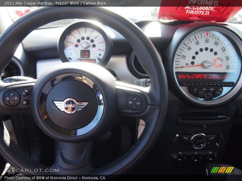 Pepper White / Carbon Black 2011 Mini Cooper Hardtop