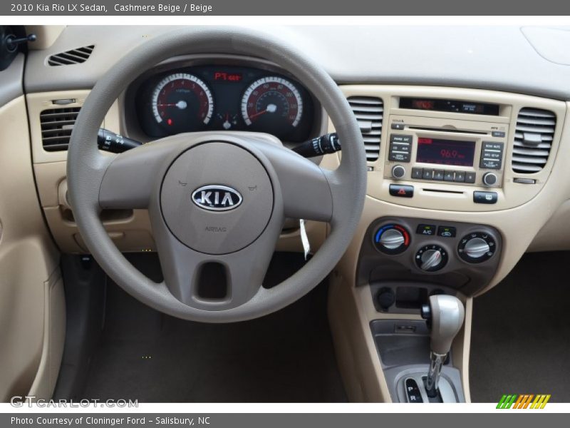 Cashmere Beige / Beige 2010 Kia Rio LX Sedan