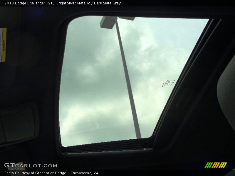 Bright Silver Metallic / Dark Slate Gray 2010 Dodge Challenger R/T