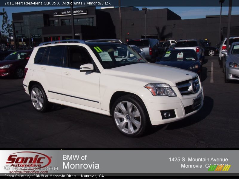 Arctic White / Almond/Black 2011 Mercedes-Benz GLK 350