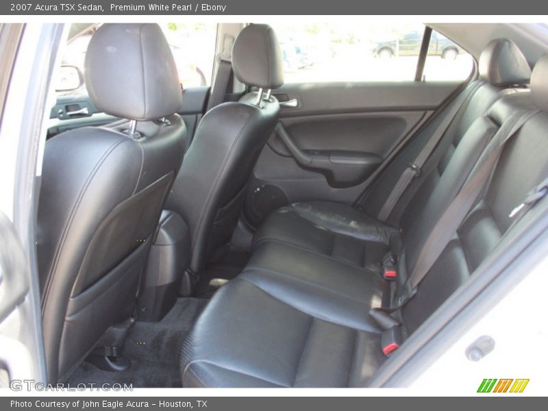 Premium White Pearl / Ebony 2007 Acura TSX Sedan