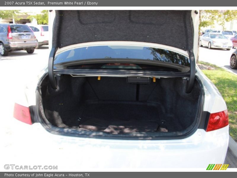 Premium White Pearl / Ebony 2007 Acura TSX Sedan