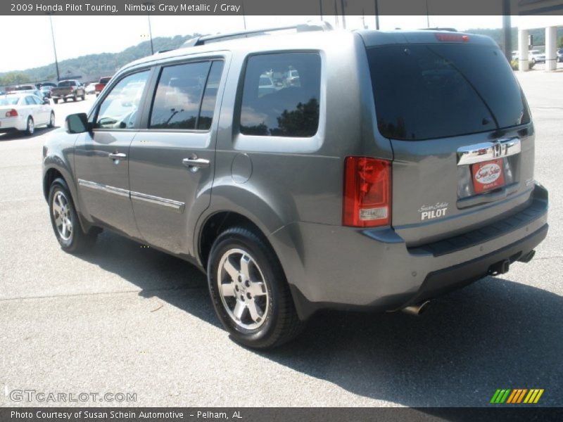 Nimbus Gray Metallic / Gray 2009 Honda Pilot Touring