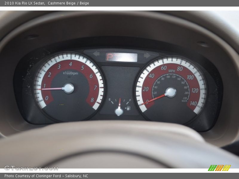 Cashmere Beige / Beige 2010 Kia Rio LX Sedan