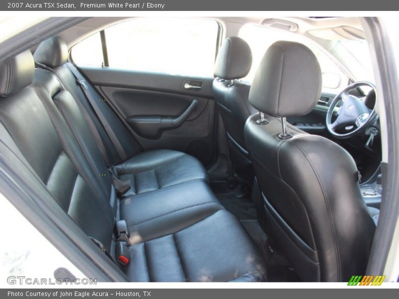Premium White Pearl / Ebony 2007 Acura TSX Sedan