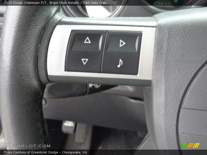 Bright Silver Metallic / Dark Slate Gray 2010 Dodge Challenger R/T