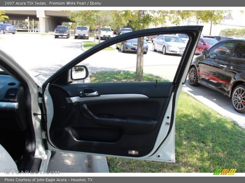 Premium White Pearl / Ebony 2007 Acura TSX Sedan