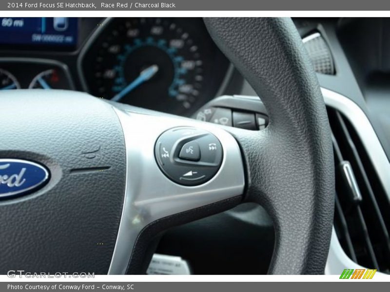 Race Red / Charcoal Black 2014 Ford Focus SE Hatchback