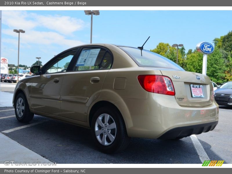 Cashmere Beige / Beige 2010 Kia Rio LX Sedan