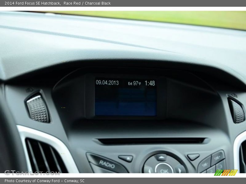 Race Red / Charcoal Black 2014 Ford Focus SE Hatchback