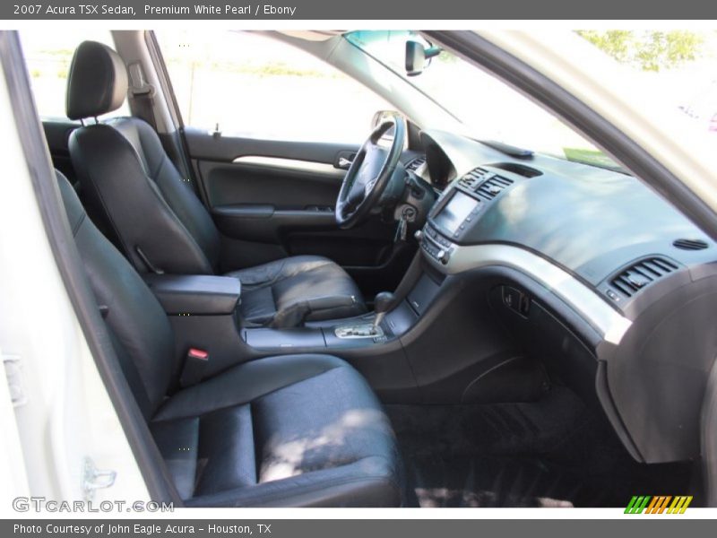 Premium White Pearl / Ebony 2007 Acura TSX Sedan