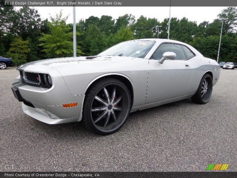 Bright Silver Metallic / Dark Slate Gray 2010 Dodge Challenger R/T