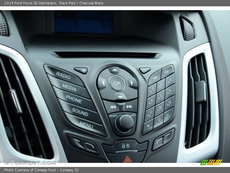 Race Red / Charcoal Black 2014 Ford Focus SE Hatchback