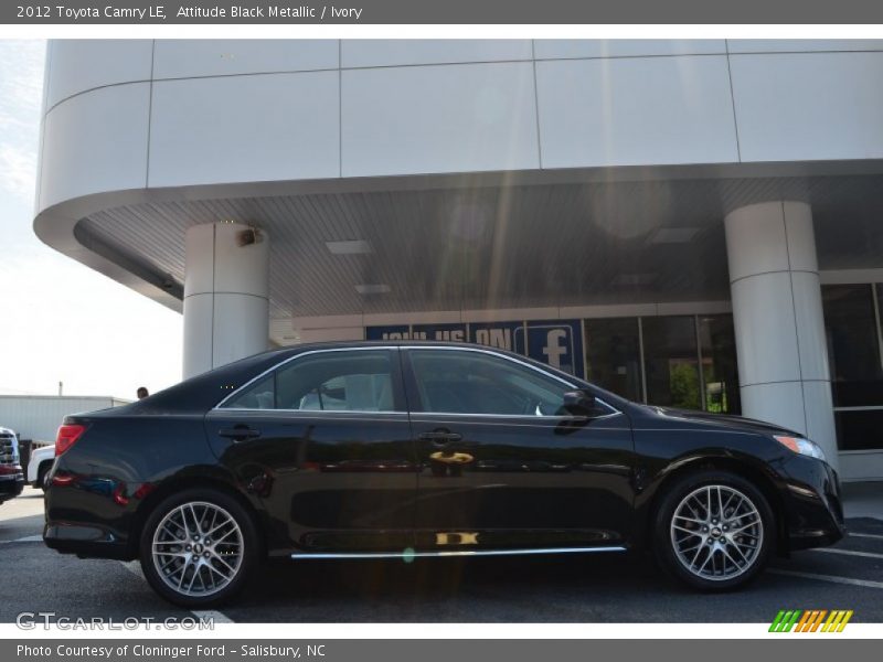 Attitude Black Metallic / Ivory 2012 Toyota Camry LE