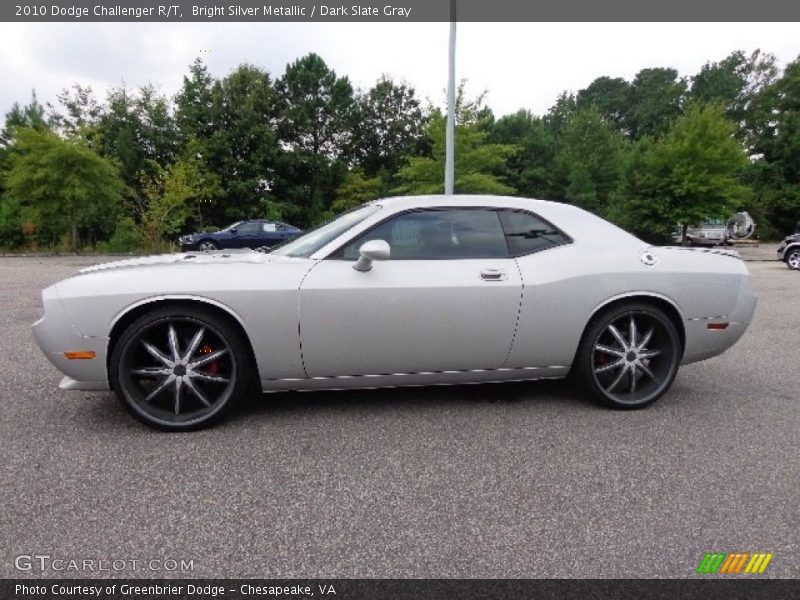 Bright Silver Metallic / Dark Slate Gray 2010 Dodge Challenger R/T