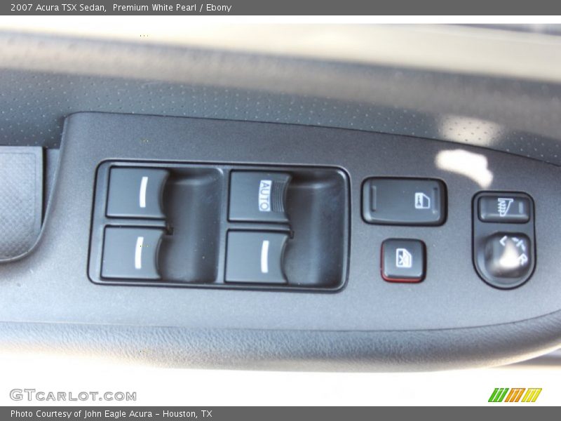 Premium White Pearl / Ebony 2007 Acura TSX Sedan