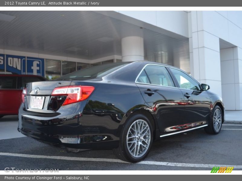 Attitude Black Metallic / Ivory 2012 Toyota Camry LE