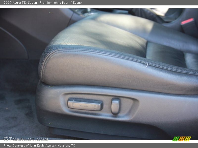 Premium White Pearl / Ebony 2007 Acura TSX Sedan