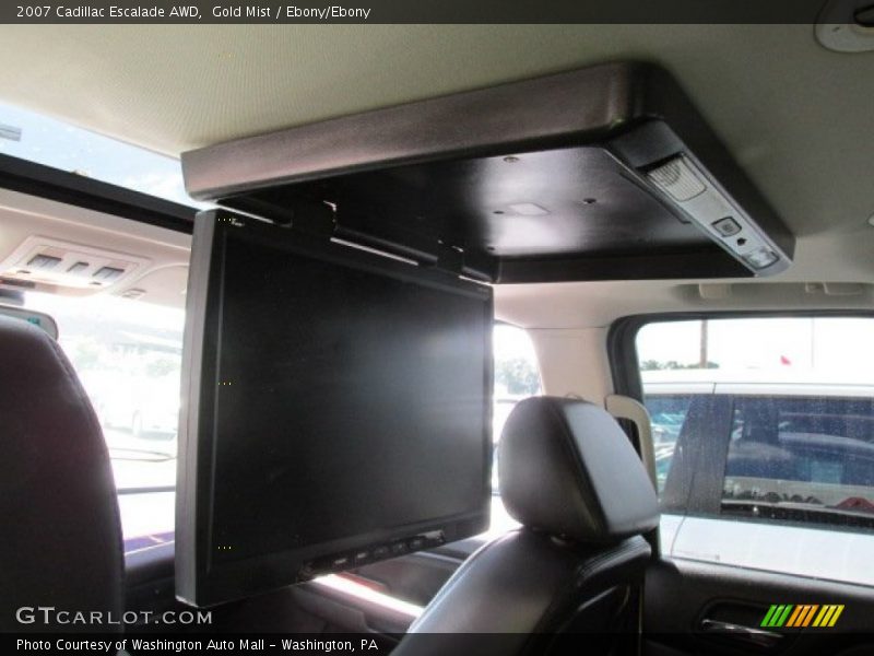 Gold Mist / Ebony/Ebony 2007 Cadillac Escalade AWD