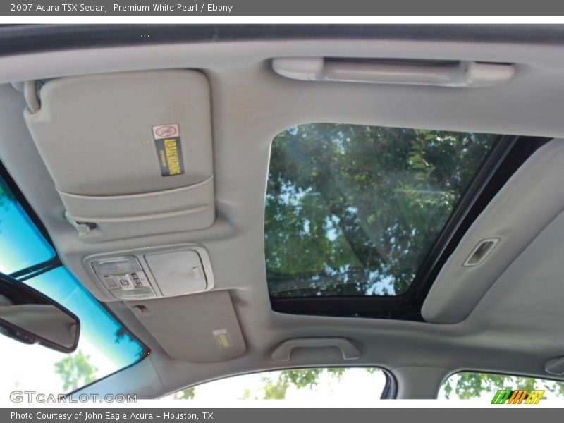 Premium White Pearl / Ebony 2007 Acura TSX Sedan