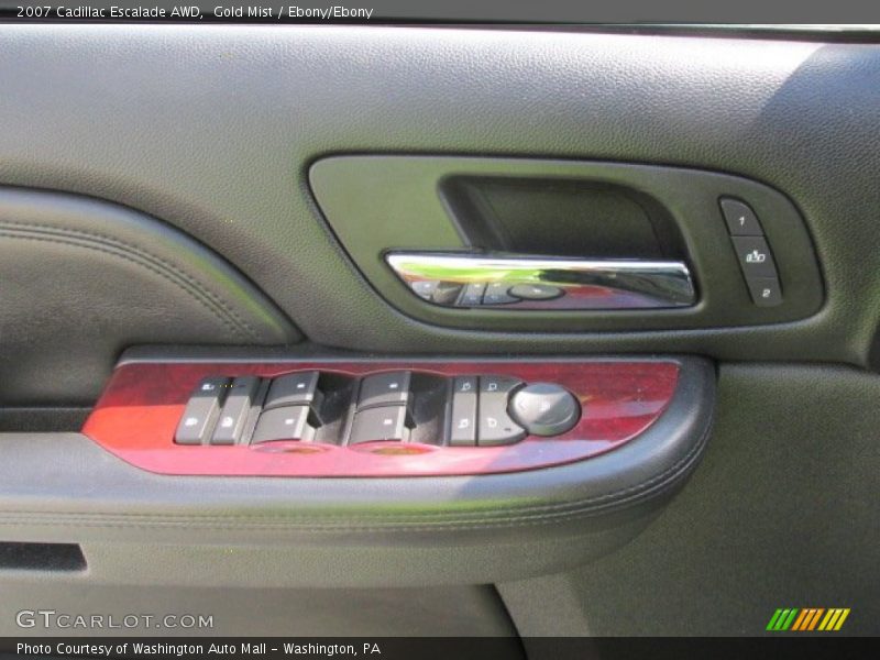 Gold Mist / Ebony/Ebony 2007 Cadillac Escalade AWD
