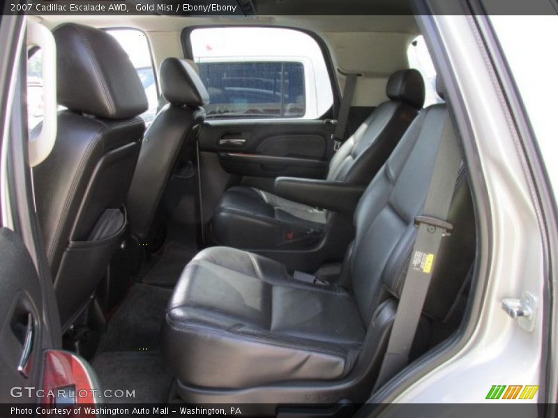 Gold Mist / Ebony/Ebony 2007 Cadillac Escalade AWD