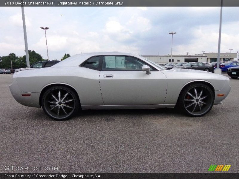 Bright Silver Metallic / Dark Slate Gray 2010 Dodge Challenger R/T