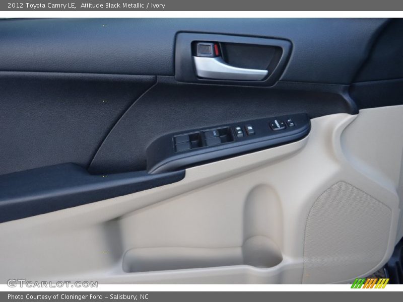 Attitude Black Metallic / Ivory 2012 Toyota Camry LE