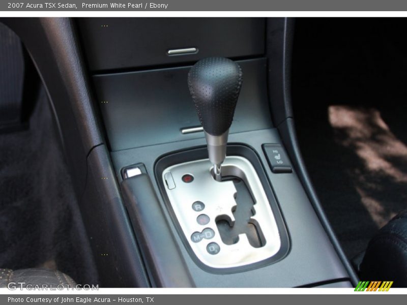 Premium White Pearl / Ebony 2007 Acura TSX Sedan