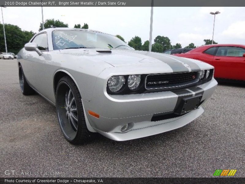 Bright Silver Metallic / Dark Slate Gray 2010 Dodge Challenger R/T