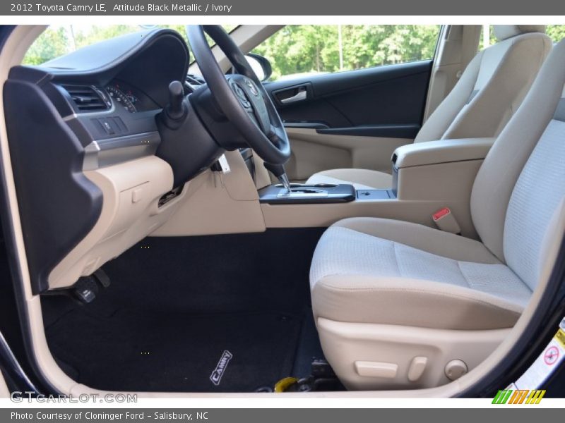 Attitude Black Metallic / Ivory 2012 Toyota Camry LE