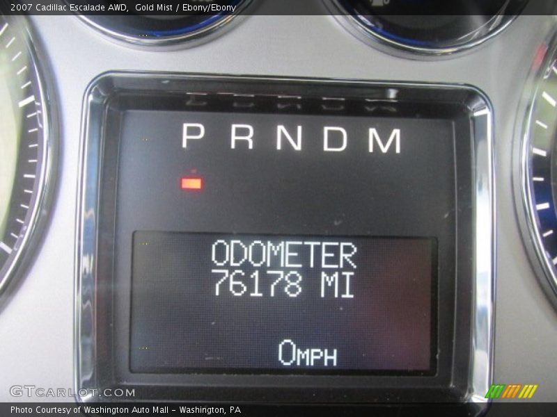 Gold Mist / Ebony/Ebony 2007 Cadillac Escalade AWD