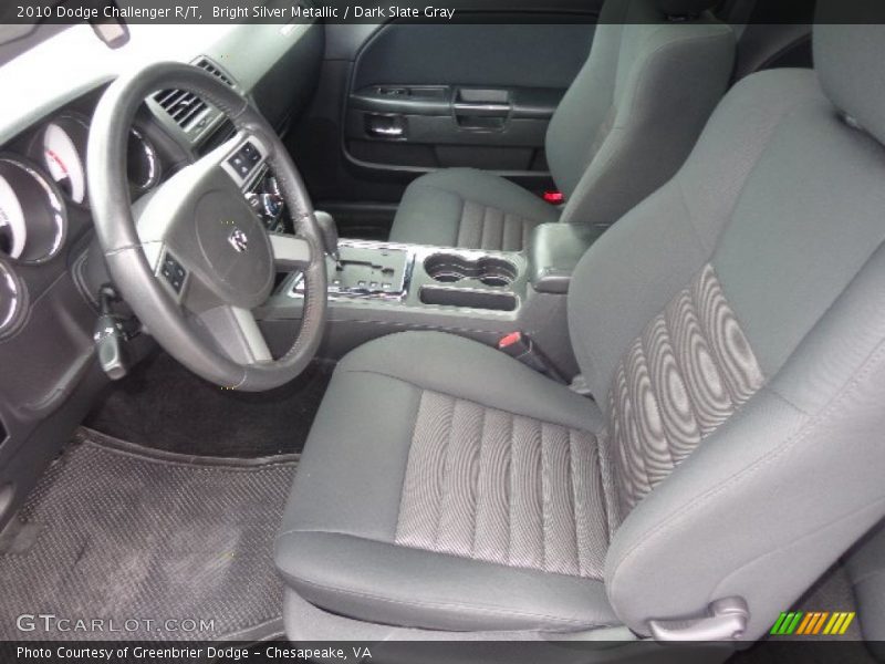 Bright Silver Metallic / Dark Slate Gray 2010 Dodge Challenger R/T