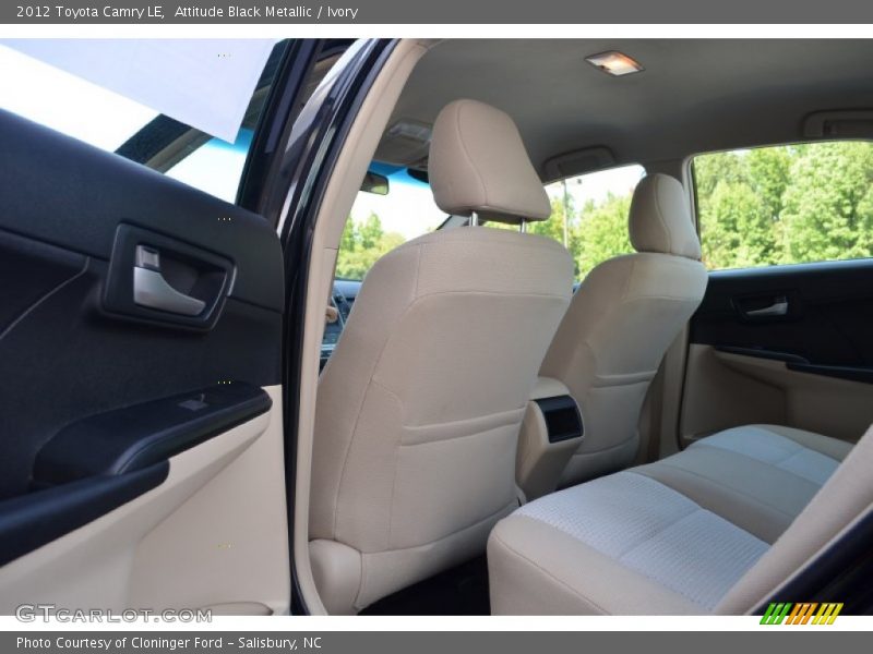 Attitude Black Metallic / Ivory 2012 Toyota Camry LE