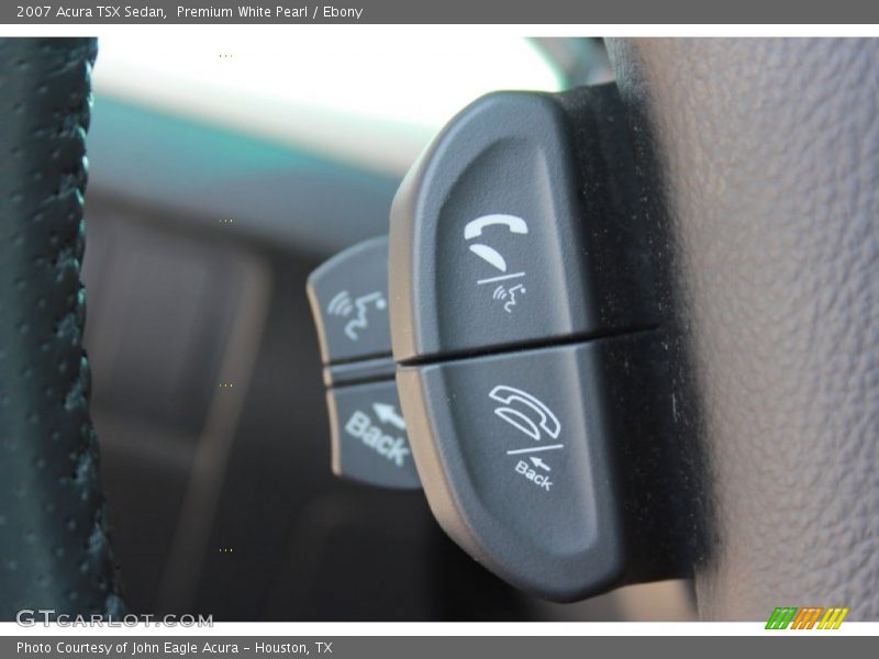 Premium White Pearl / Ebony 2007 Acura TSX Sedan