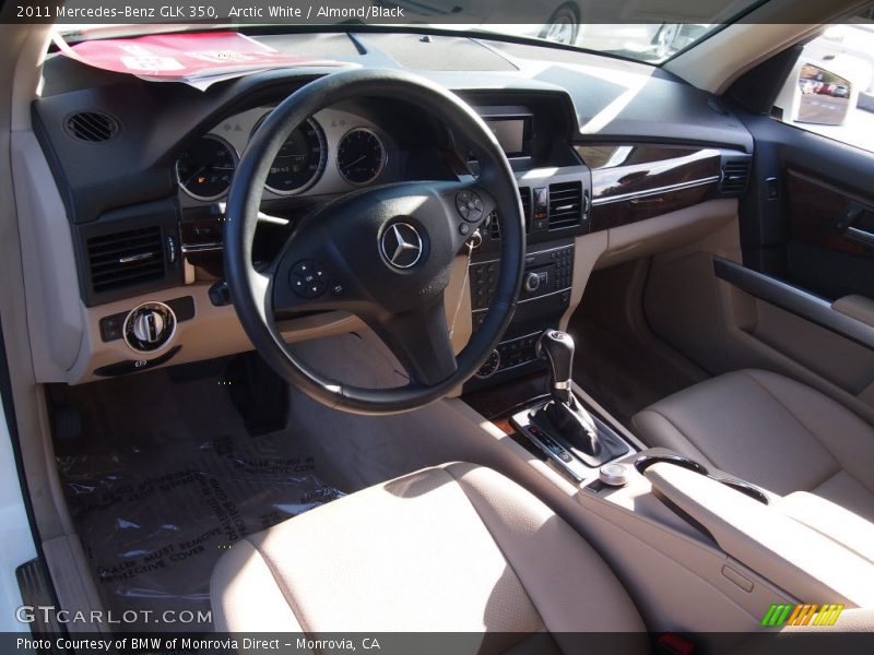 Arctic White / Almond/Black 2011 Mercedes-Benz GLK 350