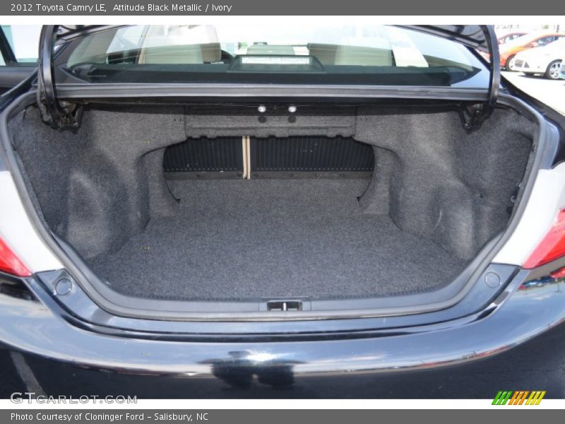 Attitude Black Metallic / Ivory 2012 Toyota Camry LE