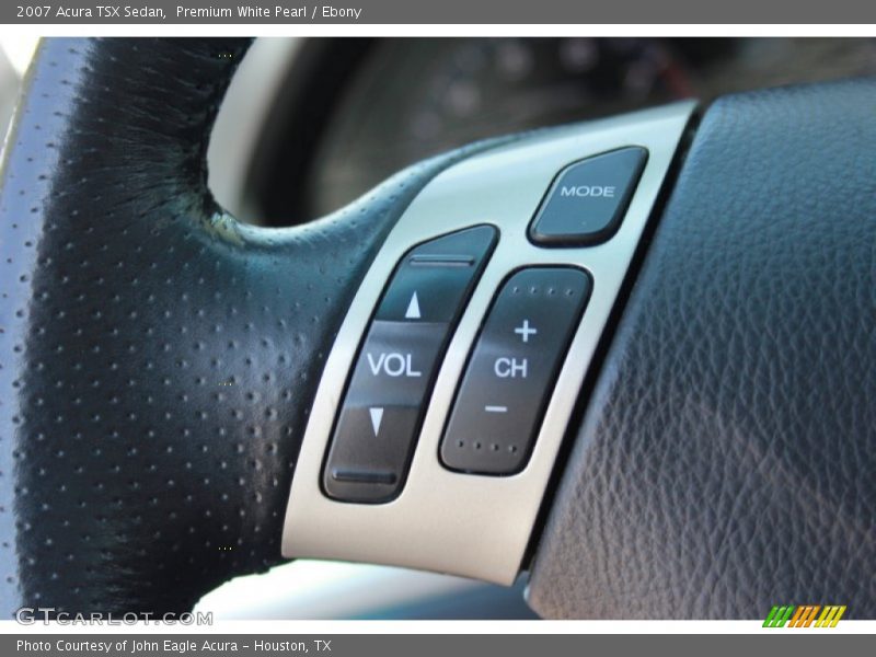 Premium White Pearl / Ebony 2007 Acura TSX Sedan