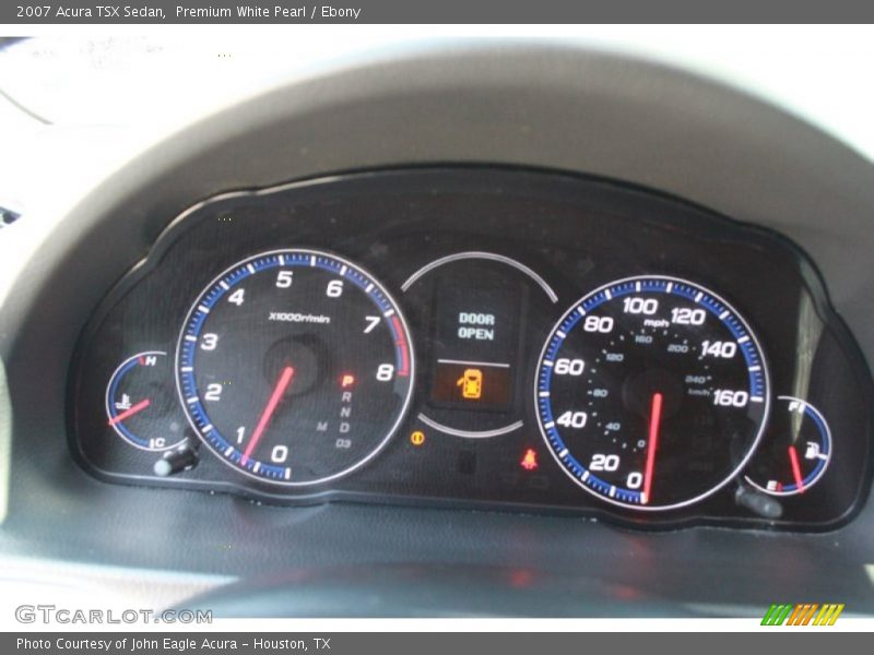 Premium White Pearl / Ebony 2007 Acura TSX Sedan