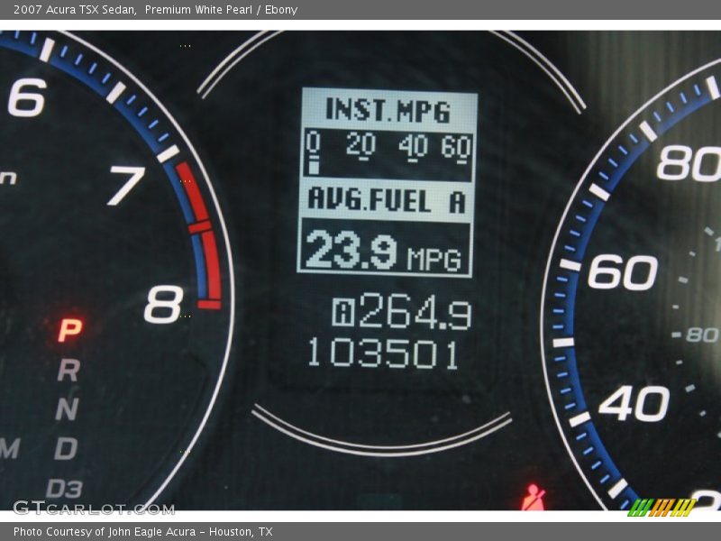 Premium White Pearl / Ebony 2007 Acura TSX Sedan