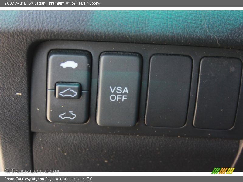 Premium White Pearl / Ebony 2007 Acura TSX Sedan