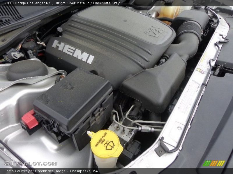 Bright Silver Metallic / Dark Slate Gray 2010 Dodge Challenger R/T