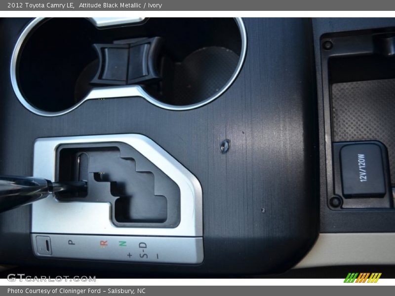 Attitude Black Metallic / Ivory 2012 Toyota Camry LE