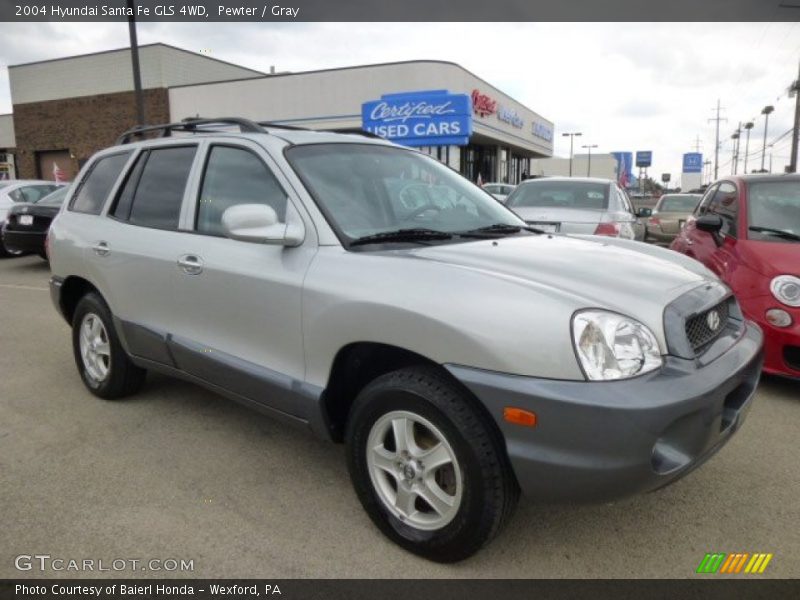 Pewter / Gray 2004 Hyundai Santa Fe GLS 4WD