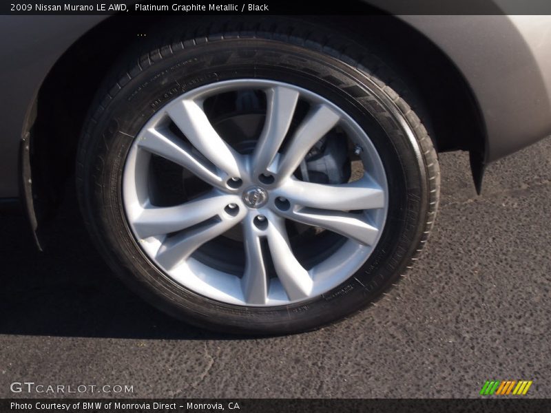 Platinum Graphite Metallic / Black 2009 Nissan Murano LE AWD