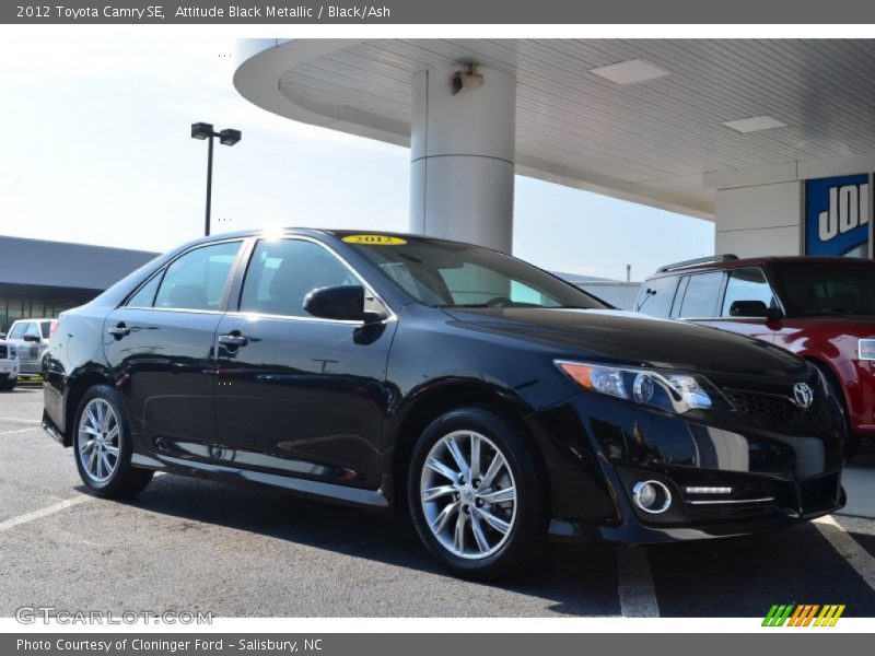 Attitude Black Metallic / Black/Ash 2012 Toyota Camry SE