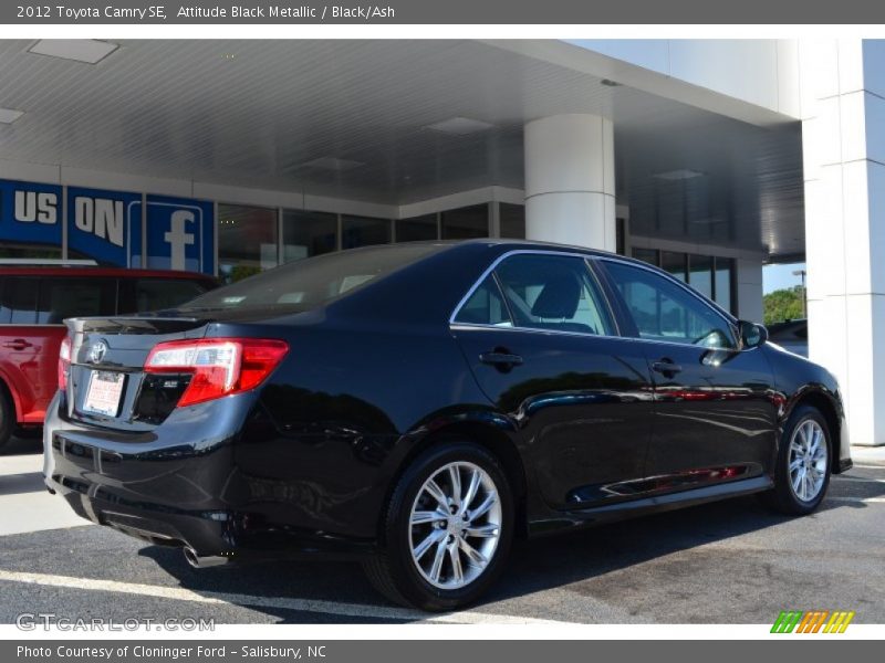 Attitude Black Metallic / Black/Ash 2012 Toyota Camry SE