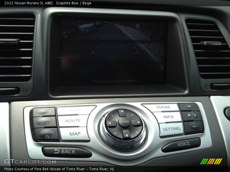 Graphite Blue / Beige 2012 Nissan Murano SL AWD